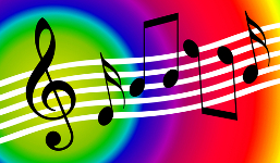 Colorful Music Notes